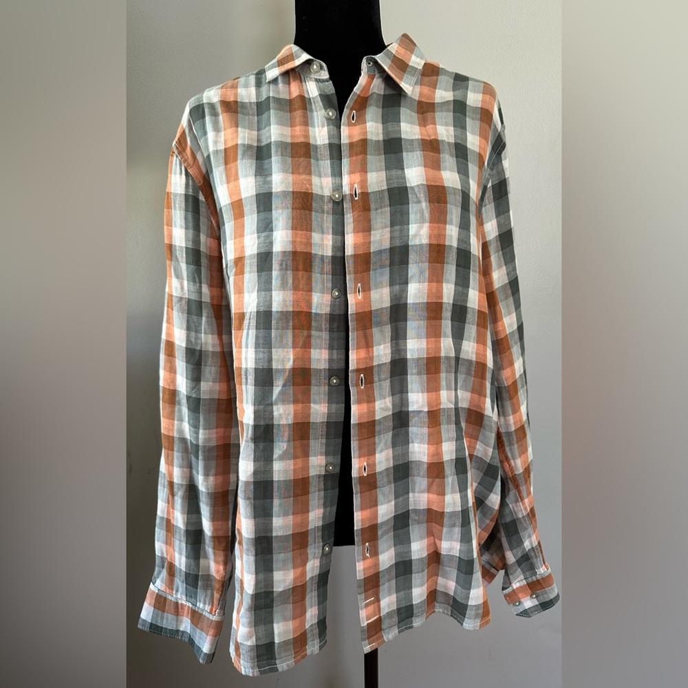 7 for all Mankind Plaid Button-Up‎ Shirt